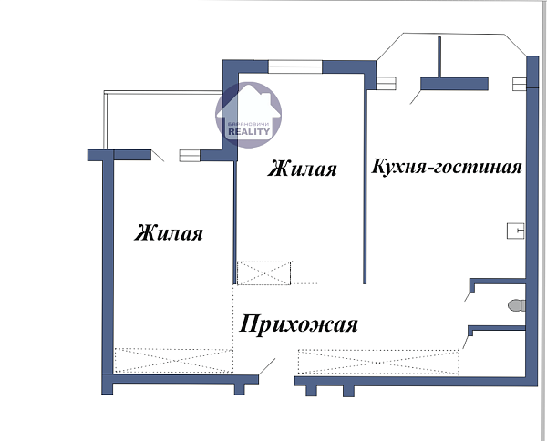 3-к квартира, 85 кв.м.